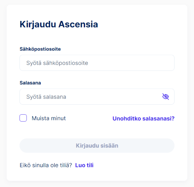 Glucocontro Login Screenshot